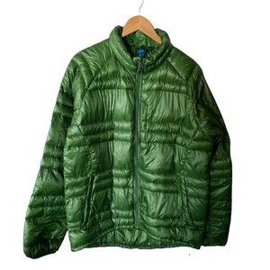 Eastern Mountain Sports Down Puffer Jacket Mens Size Large Green